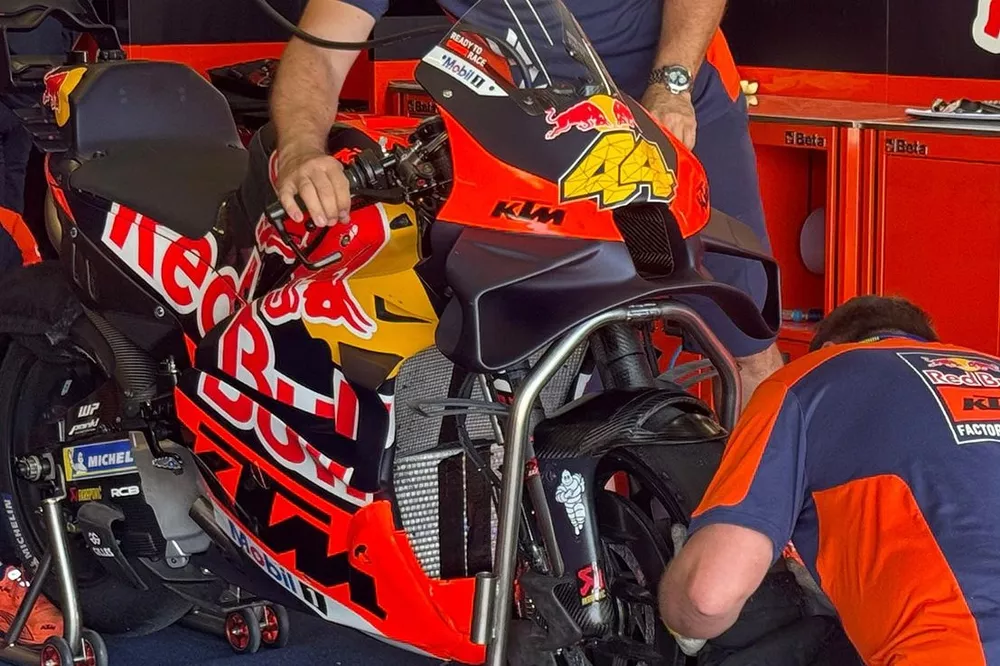 La moto de Pol Espargaro, Red Bull KTM Racing Team