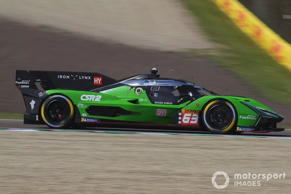#63 Lamborghini Iron Lynx Lamborghini SC63: Mirko Bortolotti, Edoardo Mortara, Daniil Kvyat