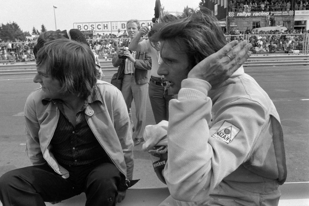 Bernie Ecclestone and Wilson Fittipaldi