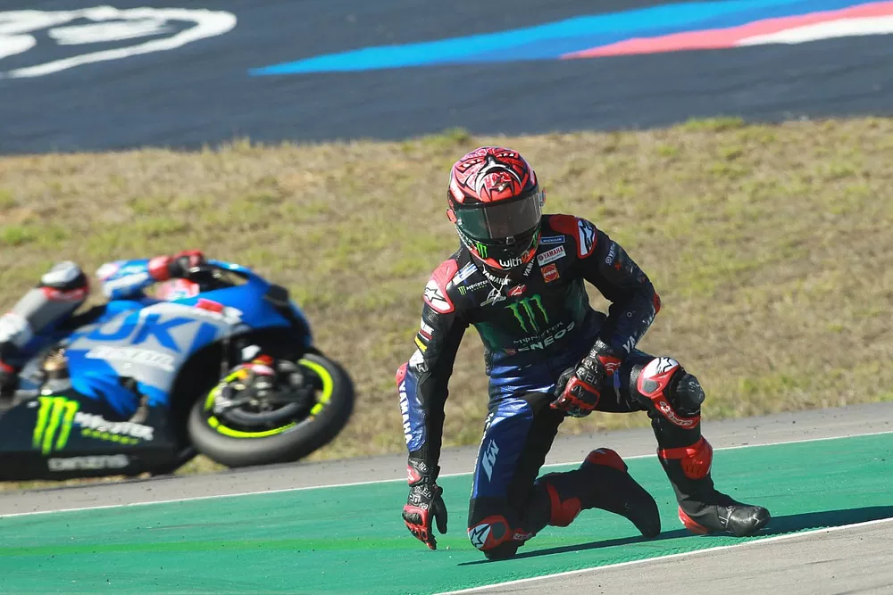 Fabio Quartararo, Yamaha Factory Racing, crash