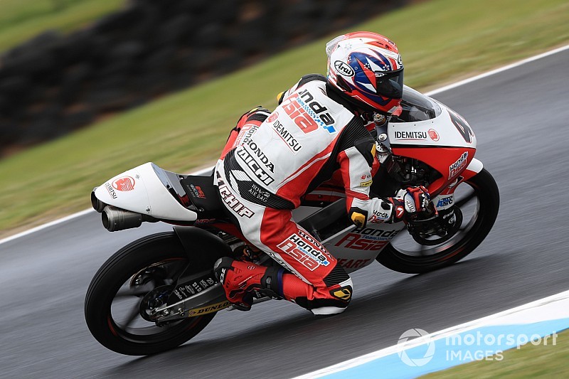 Moto3, Valencia, Libere 1: sotto alla pioggia spunta Atiratphuvapat