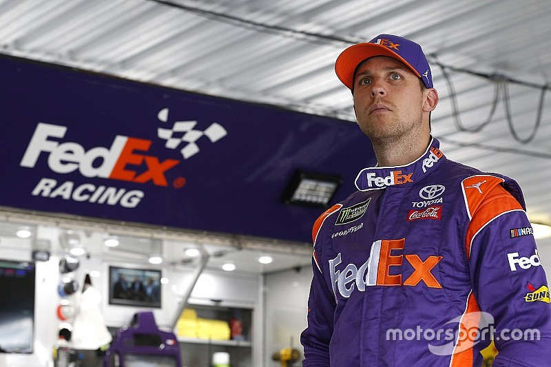 Denny Hamlin tops Michigan Cup practice at over 202 mph