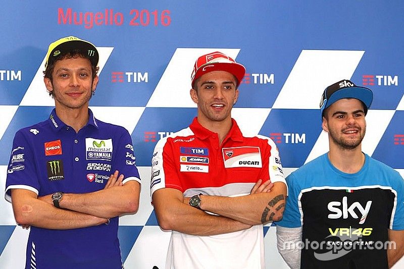 Sam Lowes, Maverick Viñales, Valentino Rossi, Andrea Iannone, Romano Fenati