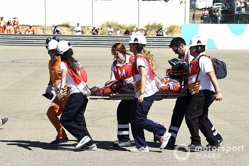 Jorge Lorenzo, Ducati Team crash at the start