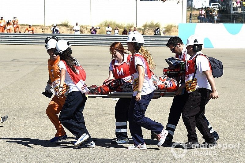 Jorge Lorenzo, Ducati Team crash at the start 