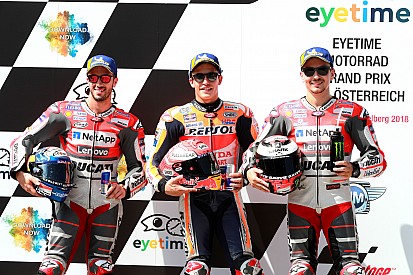 La parrilla de inicio del GP de MotoGP de Austria
