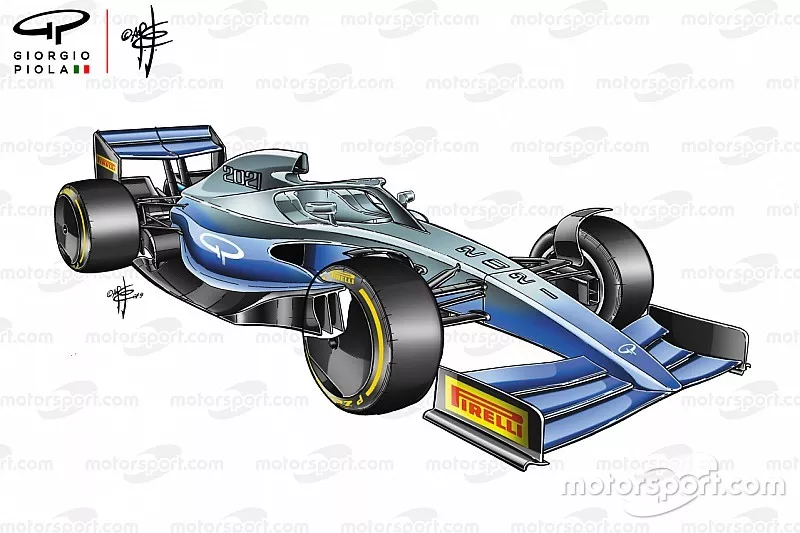 2021 Concepto F1, detalle frontal