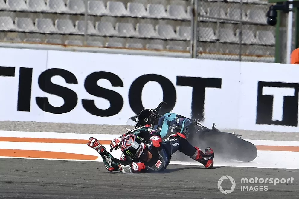 Fabio Quartararo, Petronas Yamaha SRT crash