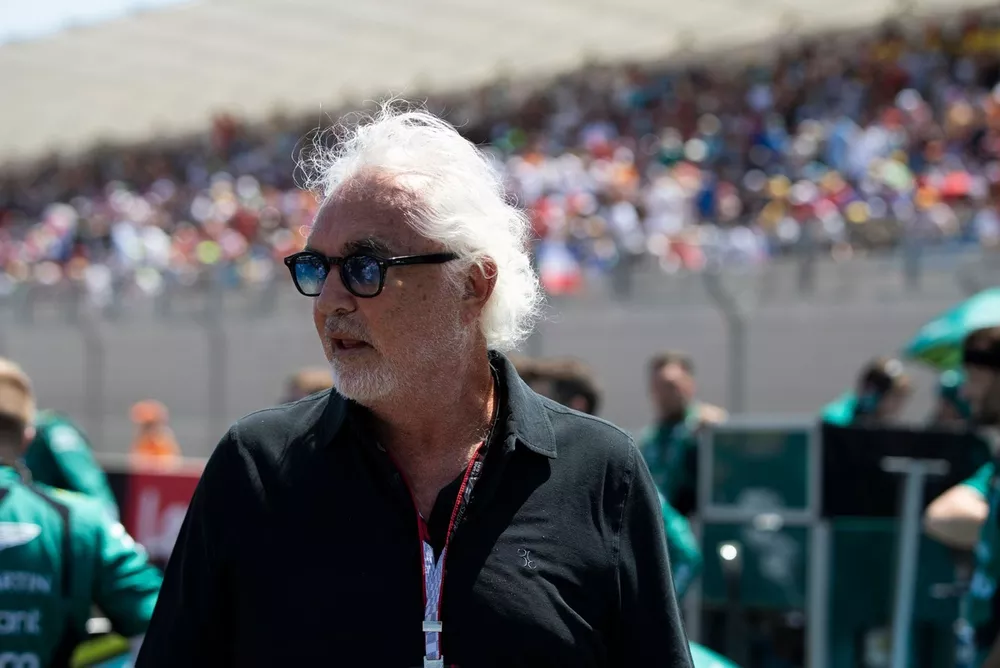 Flavio Briatore, op de grid