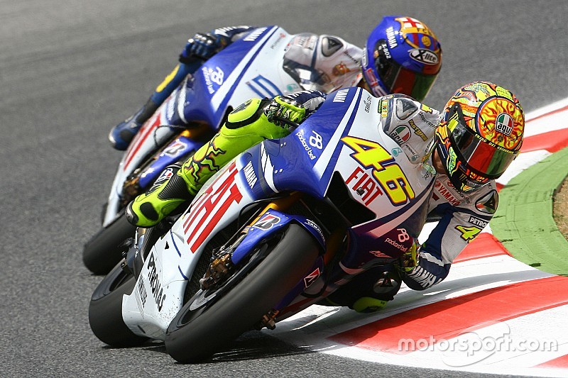 Rossi recuerda la victoria sobre Lorenzo en Barcelona 2009 como su mejor duelo