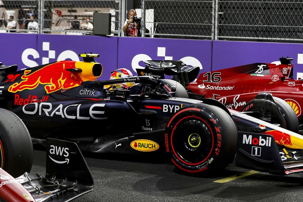 Ganador de la pole Sergio P&eacute;rez, Red Bull Racing