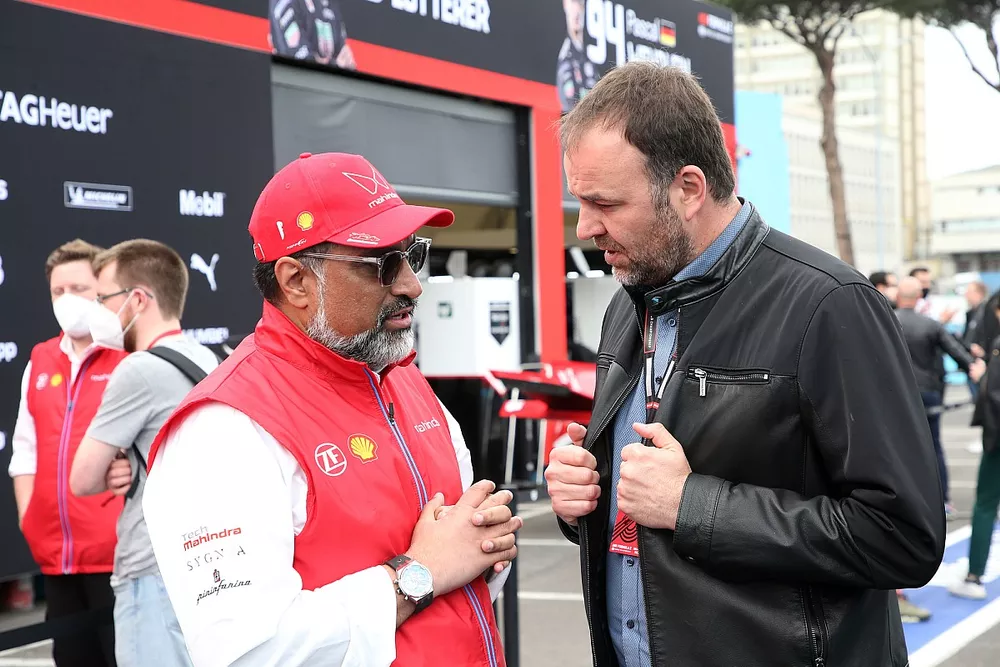 Dilbagh Gill, Team principal Mahindra, Thomas Biermeier Abt Sportline