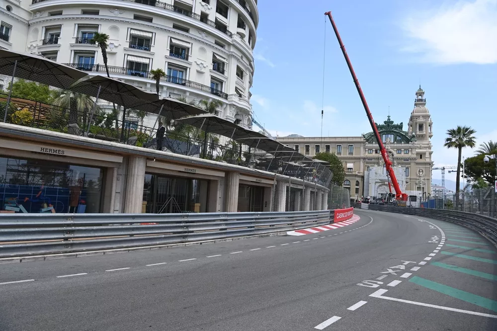 A view of Monaco track 