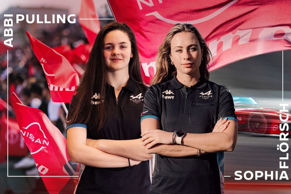 Sophia Florsch y Abi Pulling, con Nissan