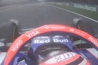 VIDEO: Lawson hace la "britney señal" al adelantar a Checo Pérez en México