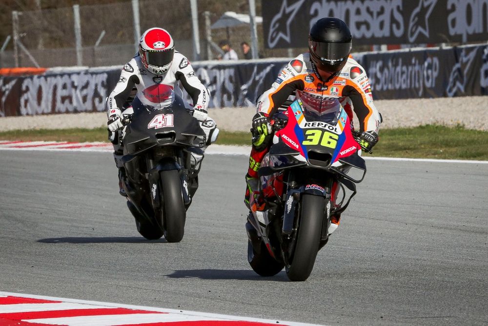 Joan Mir, Honda Racing, Aleix Espargaro, Honda Racing