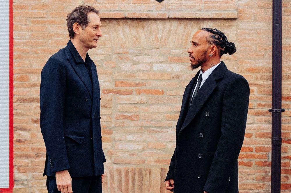 John Elkann, Lewis Hamilton, Ferrari