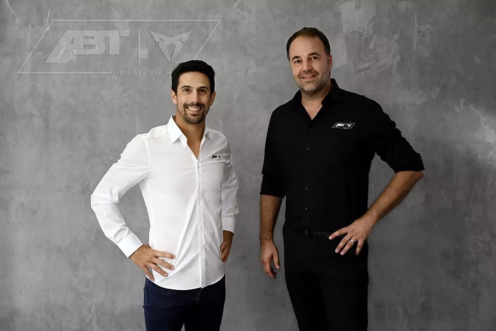 Lucas di Grassi, ABT Cupra Racing, Thomas Biermaier, Abt CEO and team principal