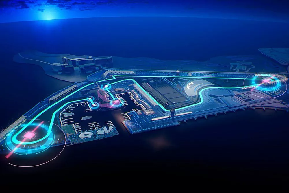 Yas Marina circuit new layout