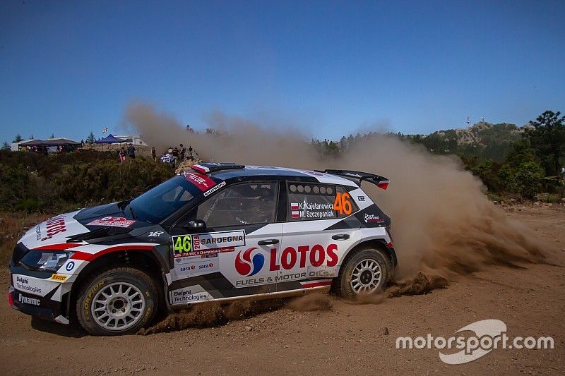 Kajetan Kajetanowicz, Maciej Szczepaniak, Skoda Fabia R5, WRC 2, Rally Sardegna