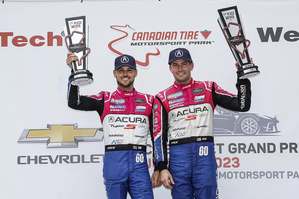 #60 Meyer Shank Racing w/ Curb Agajanian Acura ARX-06: Tom Blomqvist, Colin Braun