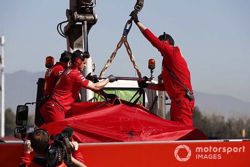 Ferrari changes testing plan after Vettel crash