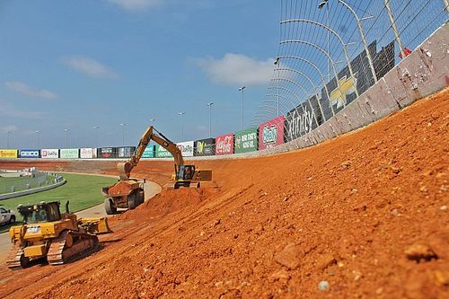 Reconfiguration of Atlanta Motor Speedway is well underway