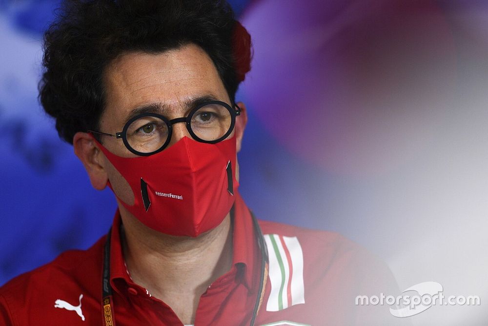 Mattia Binotto, Team Principal Ferrari, in the team principals Press Conference