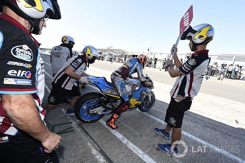 Tito Rabat, Estrella Galicia 0,0 Marc VDS, pr&aacute;ctica de intercambio de moto