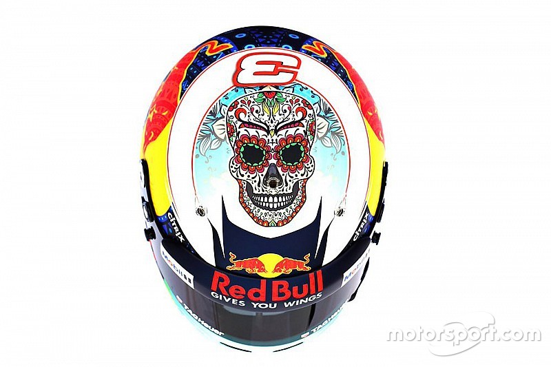 GALERIA: Ricciardo e Perez usam cascos especiais no México