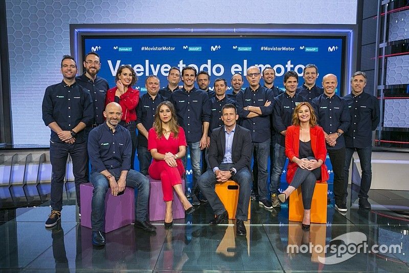 Todo el equipo de Movistar + Motor