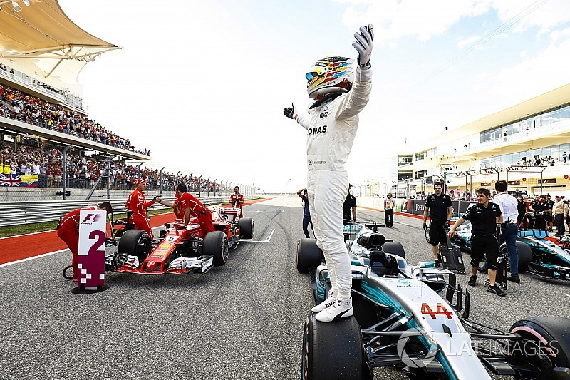 Hamilton ijzersterk naar pole in Austin, titelrivaal Vettel pakt tweede startplek