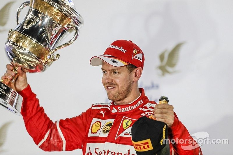 Sebastian Vettel, Ferrari, ganador