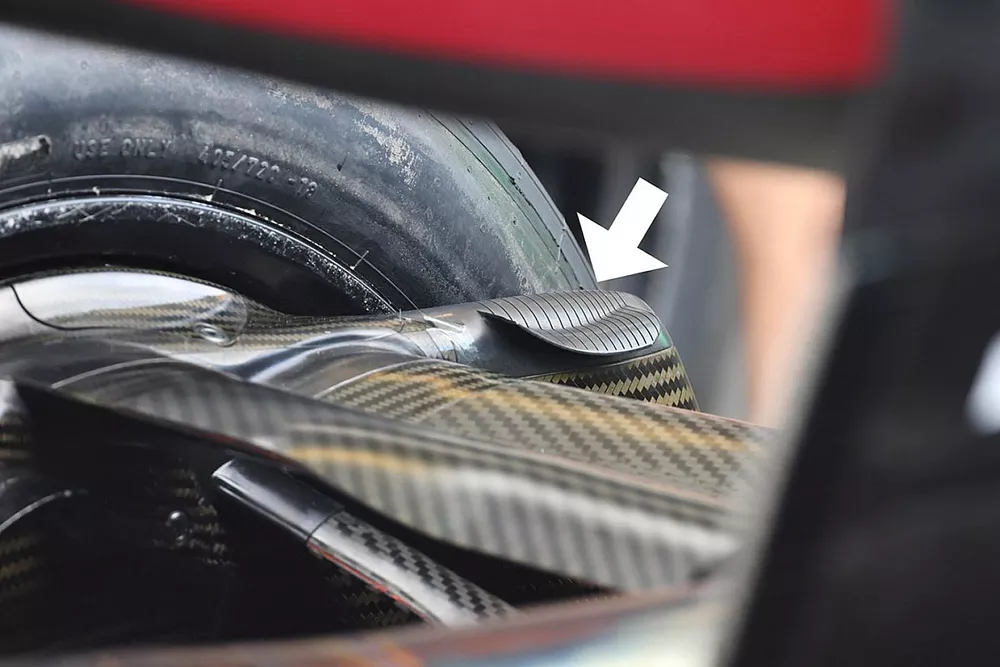 Mercedes W13, dettaglio tecnico