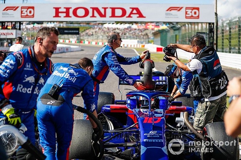 Honda moest update bij Gasly op grid alsnog ongedaan maken