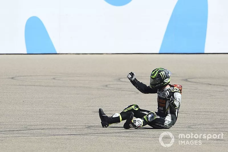 La chute de Cal Crutchlow, Team LCR Honda