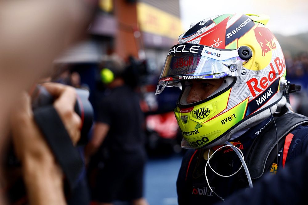 Sergio Perez, Red Bull Racing, 2. hely, Parc Ferme-ban