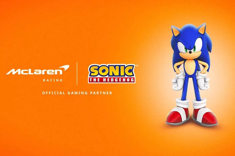 スマイルソニック セガとマクラーレンが提携！ 看板キャラのソニック・ザ・ヘッジホッグ