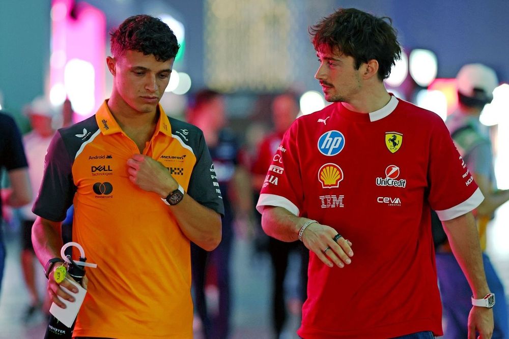 Charles Leclerc, Ferrari, Lando Norris, McLaren