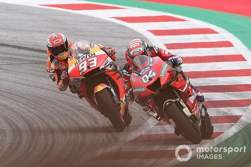 Andrea Dovizioso, Ducati Team, Marc M&aacute;rquez, Repsol Honda Team