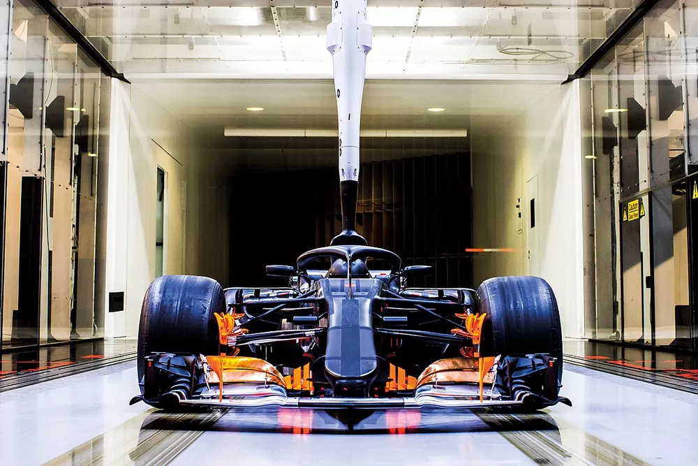 Túnel de viento en F1