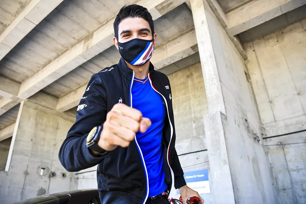 Esteban Ocon, Alpine F1 arrives