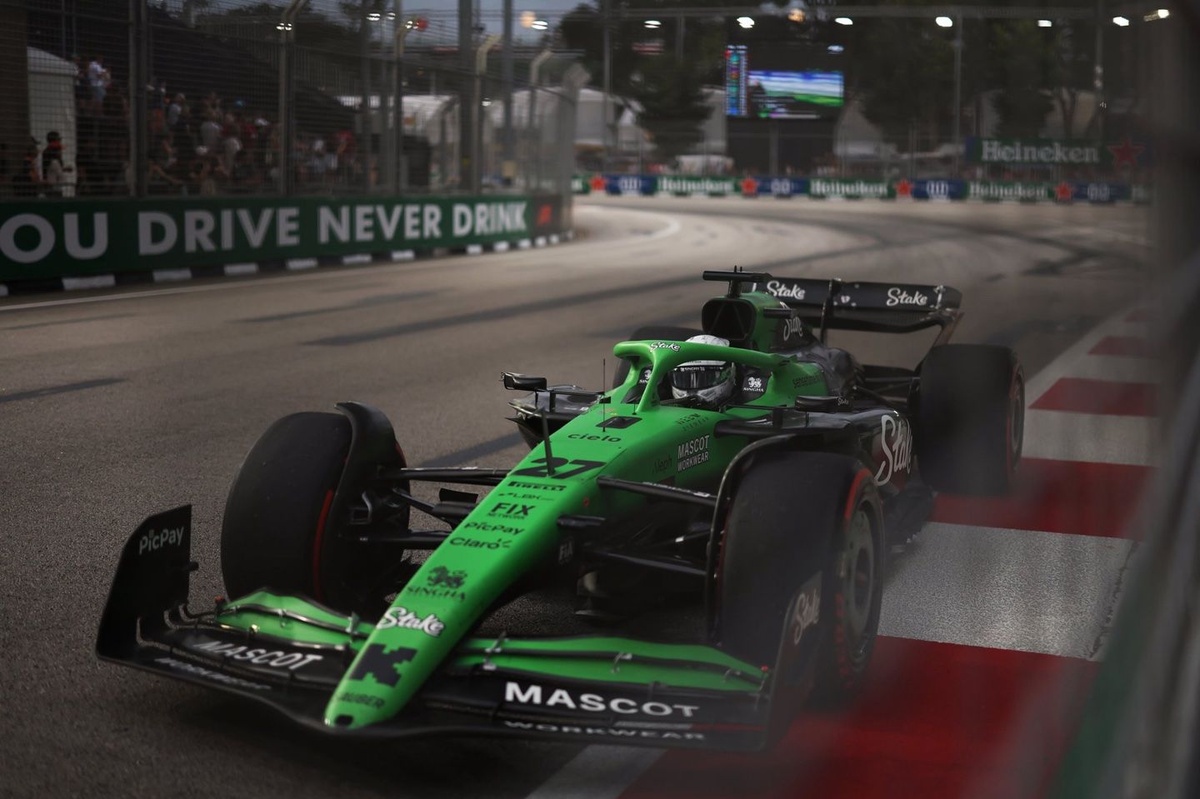 Hulkenberg culpa a Colapinto por su trompo en Singapur: «Frenó 100 metros antes» 