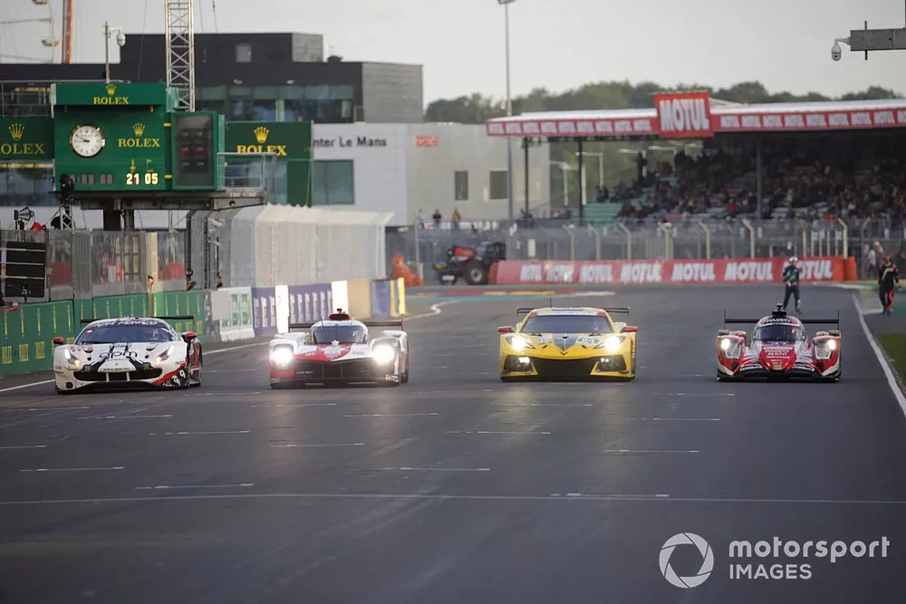 Vincent Abril, AF Corse, pole GTE Am, Brendon Hartley, Toyota Gazoo Racing, pole Hypercar, Nick Tandy, Corvette Racing, pole GTE Pro, Robin Frijns, WRT, pole LMP2