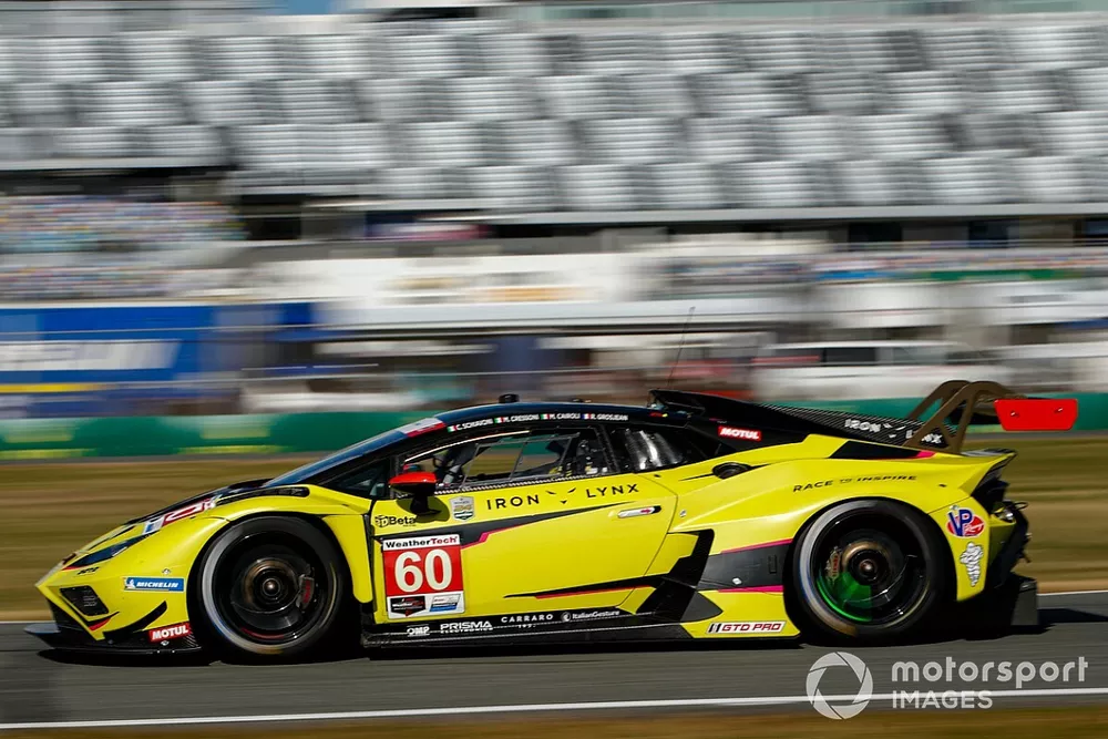 #60 Iron Lynx Lamborghini Huracan GT3 EVO2: Claudio Schiavoni, Matteo Cressoni, Romain Grosjean, Matteo Cairoli