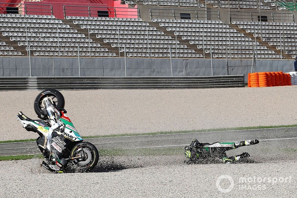 Caída de Cal Crutchlow, Team LCR Honda