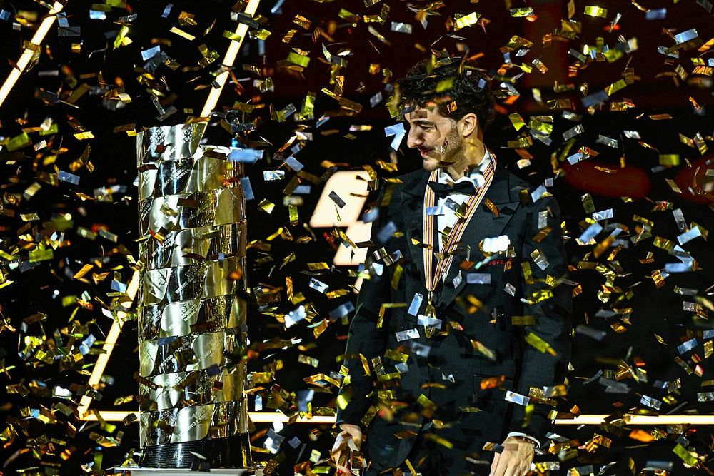 El campeón del mundo de MotoGP Francesco Bagnaia