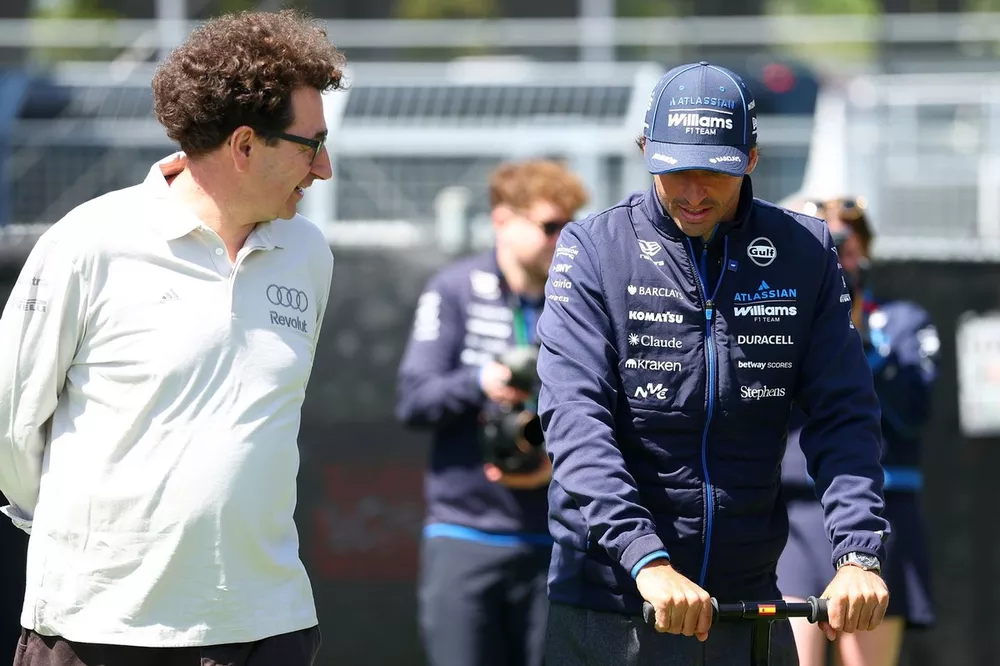 Carlos Sainz, Williams, Mattia Binotto, Audi F1 Team