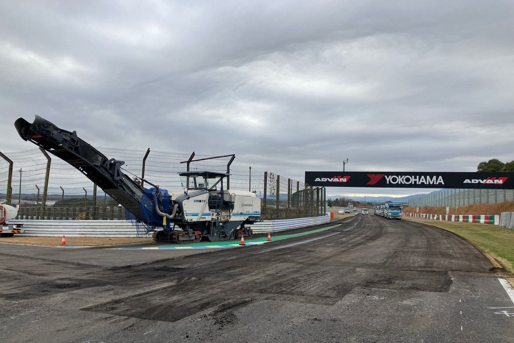 Suzuka new asphalt