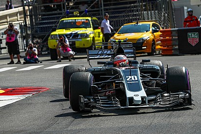 "Sept voitures en trois dixièmes" à Monaco, dont une Haas